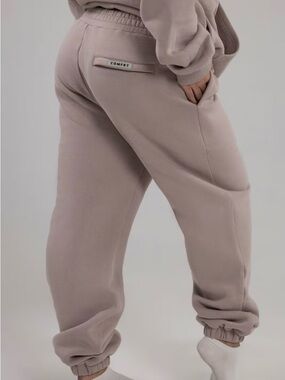 Comfort Women's Taupe Jogger Sweatpants
